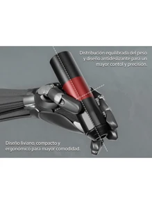 Máquina Pen Inalámbrica para Tatuar OUO GT Potente Estable 1500 mAh Pro - Rojo - Ver 9