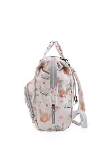 1 Miếng Nylon Bình sữa Cách nhiệt Che phủ Với In chim Thiết kế , Dung lượng lớn , Thích hợp Đối với Sử dụng hàng ngày Của Mẹ - Nhiều màu - Xem 3