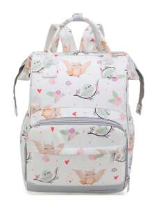 1 Miếng Nylon Bình sữa Cách nhiệt Che phủ Với In chim Thiết kế , Dung lượng lớn , Thích hợp Đối với Sử dụng hàng ngày Của Mẹ - Nhiều màu - Xem 2