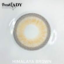 FRESH LADY Freshlady Himalaya Brown Colored Contact Lenses 1 Year Disposable - Brown - View 8