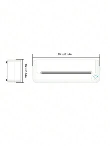 Không dây Nhiệt Không mực Có thể mang đi A4 Máy in Với 1 Cuộn Của Nhiệt A4 Giấy , Thích hợp Cho văn phòng Và Trường học Du lịch , Tương thích với Android Và iOS - trắng - Xem 7