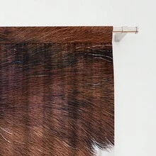 2panels Faux Animal Hair Cowhide, Modern Printed Pattern Curtains For Living Room, Sofa Backdrop, Bedroom And Corridor - Brown - View 7