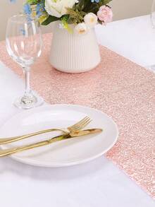 Luxury Table Runners With Sequins: Elegant And Modern, Ideal For Home Decorations, Celebrations, And Special Events, Perfect For Home Decoration And Home Decoration - Rose Gold - View 4