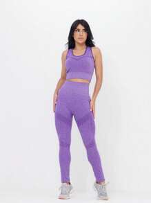 Women Sports Sets - Màu tím - Xem 4