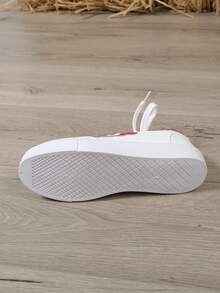 Zapatillas Deportivas Sencillas Para Mujer Con Bloque De Color Y Cordones - Beis - Ver 6