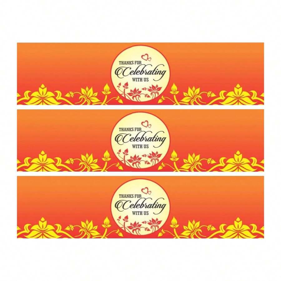 10pcs/lot Water Bottle Sticker Gift Gift Tag Decorative Sticker - Multicolor - View 1