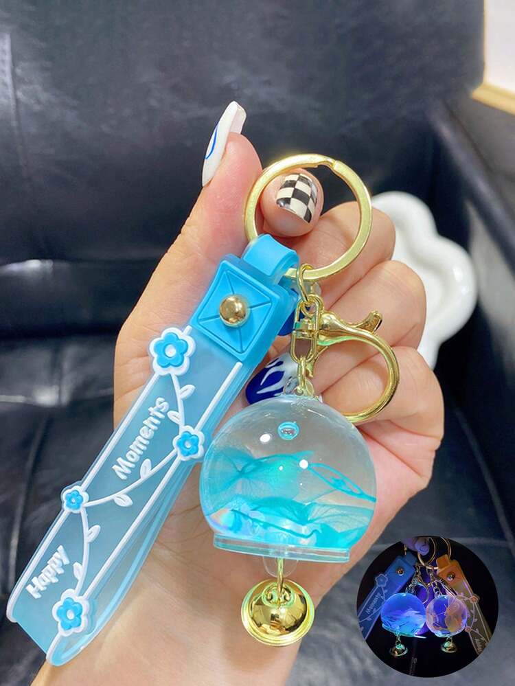 蛍光砂ボトル 音符 風鈴 キーホルダー 女性用アクセサリー | SHEIN JAPAN
