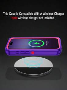 Compatible With Apple Tpu+pc Material Triple-layer Heavy-duty Full-body Protective Case, Shockproof/dustproof/anti-fall - Violet Purple - View 4