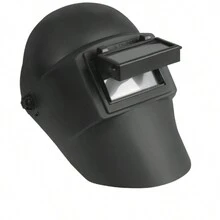 Careta para soldar con lente abatible, Truper - Negro - Ver 2