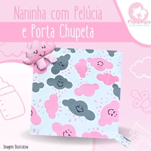 MeF Mae e Filho Baby Swaddling Blankets - Rose Red - View 2