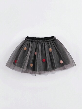 Chicas Falda jóven de moda & hermoso de malla mullido para otoño