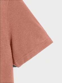 Men T-Shirts - Màu Hồng  San hô - Xem 5