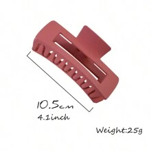 5 件/套发爪夹，INS 流行发夹，哑光暗沉发夹，大尺寸发饰，打造优雅发髻，适合日常佩戴 - 女士 - 彩色 - 查看 10