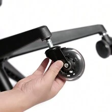 FOH Set Of 5 Rubber Office Chair Wheels, Office Chair Tires Replacement Office Chair Wheels Office Chair Wheels Furniture Wheels Secretarial Chair Casters For Furniture - 黑色 - 查看 6