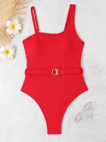 Women Bikini Sets - 紅色 - 查看 1