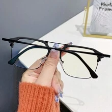 1 件男士时尚商务风格户外变色时尚眼镜休闲太阳镜配饰海滩配饰眼镜太阳镜街头风格和适合毛衣夹克运动衫连帽衫皮裤和工装裤 - 黑色 - 查看 4