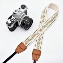 Vintage Stickerei Schultergurt Kamera Riemen mit Schlaufe und Schnellverschlussschnalle, geeignet für Canon Fujifilm Nikon DSLR Kameras