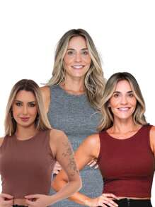 Women Tank Tops & Camis - 淺灰色 - 查看 1