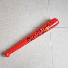 1pc Inflatable Water Baseball Bat, Red Pvc Floating Baseball Bat Toy - Red - View 3