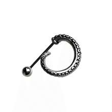 1 Miếng Môi Trụ , Nhẫn môi , Tai Khúc xương Đồ trang sức xuyên thấu Với Bên ngoài Threaded Nam & Nữ Sử dụng - Bạc - Xem 7