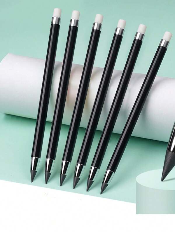 Eternal Pencil For Back-To-School, Forever Writing, Macaroons Color, No Need To Sharpen, Easy To Use, One New Technology Infinite Writing Pen Will Enhance Your Writing Experience, No Sharpening Needed, Solid Color & Unbreakable Pencil Body, Ideal For Students' Drawing & Sketching, Writing Without Interruption 1pc Back To School