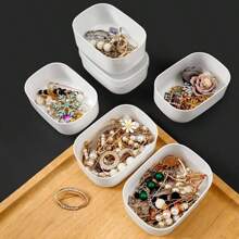 Caja De Congelador De Porcionamiento De Arroz Integral Para Almacenamiento De Comidas Para Bajar De Peso Y Recolección De Granos En El Refrigerador - Blanco - Ver 4