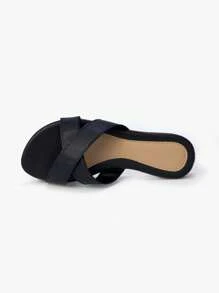 Women Slides - Black - View 2
