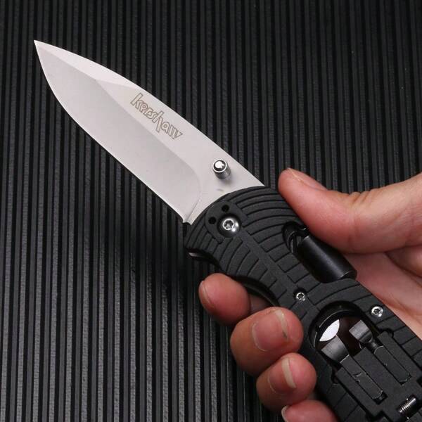 Multi-functional Portable Folding Knife, Clip Design, Comes With 4 Screwdriver Conversion Heads, Suitable For Daily Life And Outdoor Survival, As A Tool Knife, Pocket Knife, Fruit Knife