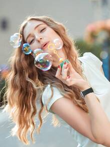 Engraved Band Compatible With Apple Watch Band 38mm 40mm 41mm 42mm 44mm 45mm 49mm For Women Men, Western Lace Silicone Fancy Sport Flower Straps Compatible With Series 9/8/7/6/5/4/3/2/1/SE/UItra As A Gift For Students Returning To School - Pine Green - View 5