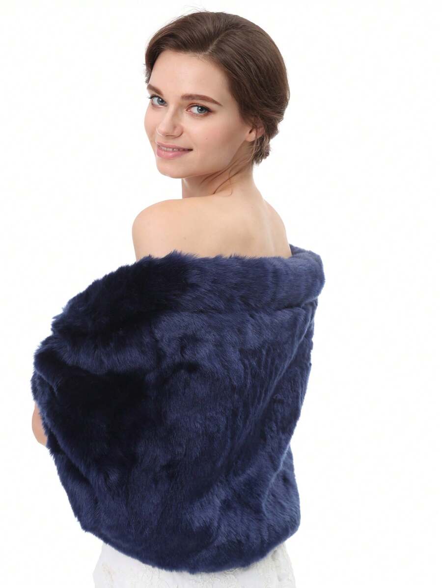 shawl for blue dress