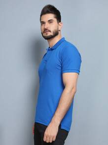 Men Polo Shirts - azul real - Ver 5