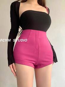 Women Shorts - Màu Hồng Tươi - Xem 1