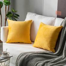 1 Miếng Nhung Gối - Màu vàng - Xem 2