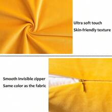 1 Miếng Nhung Gối - Màu vàng - Xem 4