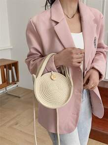 Women Crossbody - 米色 - 查看 3