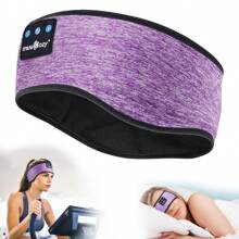 MUSICOZY Sleep Headphones Bluetooth 5.2 Headband, Sports Wireless Earphones Sweat Resistant Earbuds Sleeping Headphone with Ultra-Thin HD Stereo Speaker for Workout Running Cool Gadgets Unique Gifts - 紫羅蘭色 - 查看 1