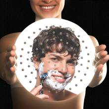 1套不銹鋼頂部噴霧,超薄雨淋、圓形頭頂雨淋、現代式頂部淋浴噴頭,高壓雨淋淋浴花灑,浴室附件浴室附件,花灑頭 - 銀色 - 查看 6