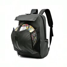 Mochila para hombre, impermeable, de moda, estilo funcional, de gran capacidad, para conducción al aire libre, bolsa de viaje para ordenador - Gris - Ver 7