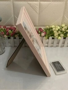 1 件白色婴儿手印和脚印套装带相框，适合新生儿和婴儿，是婴儿洗礼、生日、洗礼礼物、婴儿洗礼复活节礼物的完美回忆纪念品，适合女孩/男孩 - 白色 - 查看 4