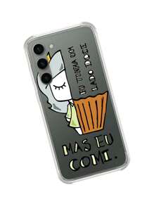 Capa Capinha Compativel Modelos Galaxy Lado Doce 0056 - Transparente - Visão 2