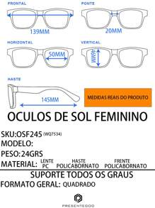 Women Sunglasses - 灰色 - 查看 3