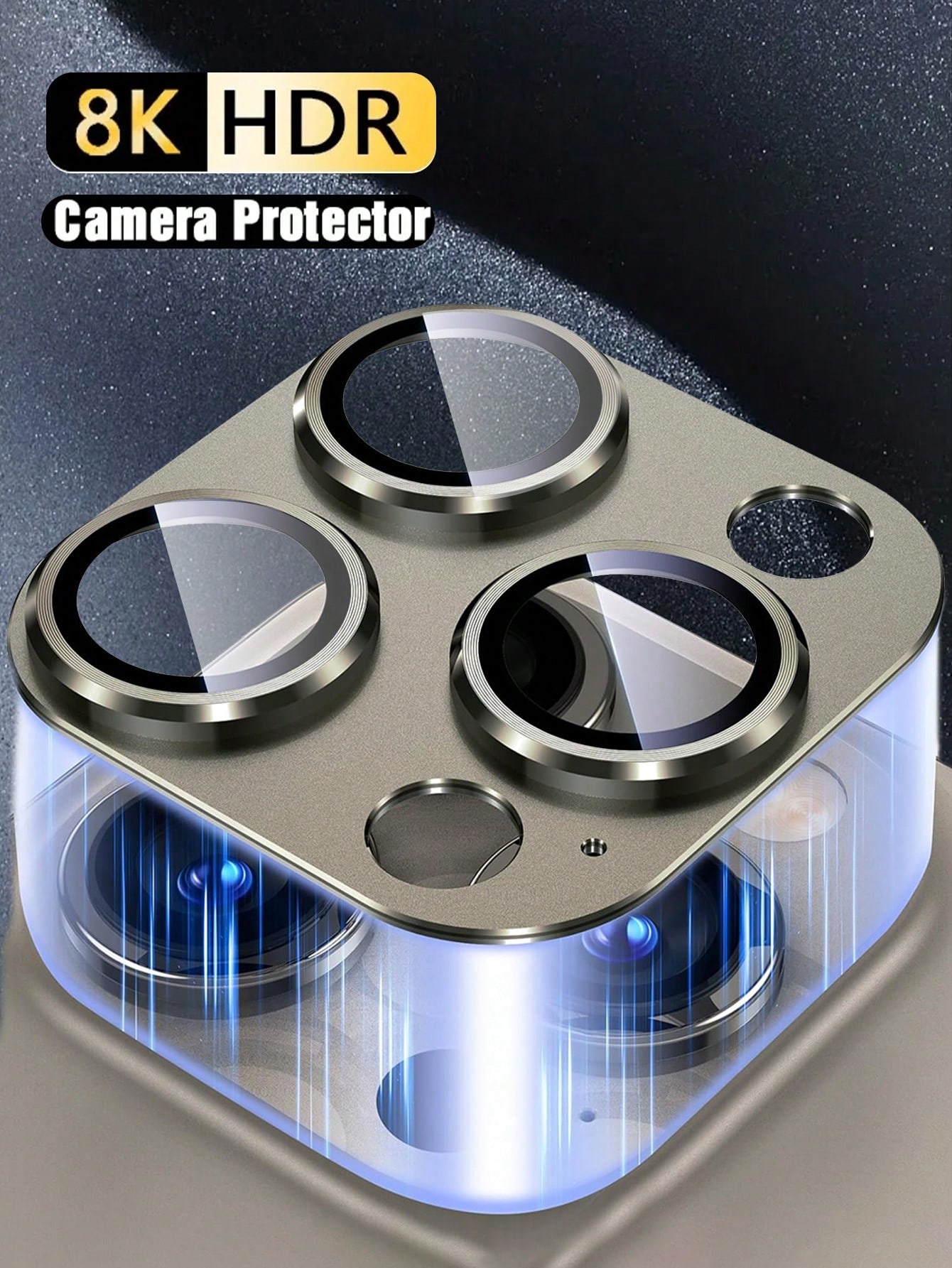 1pc Camera Lens Protector Compatible With Apple 15/15pro/15promax/14 ...