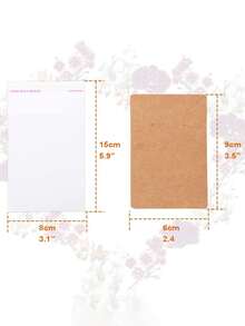 耳環卡片,100張耳環展示卡,附200個耳環背扣和100個自封袋,適用於耳環項鍊珠寶展示,牛皮色3.5x2.4英寸 - 薑色 - 查看 3