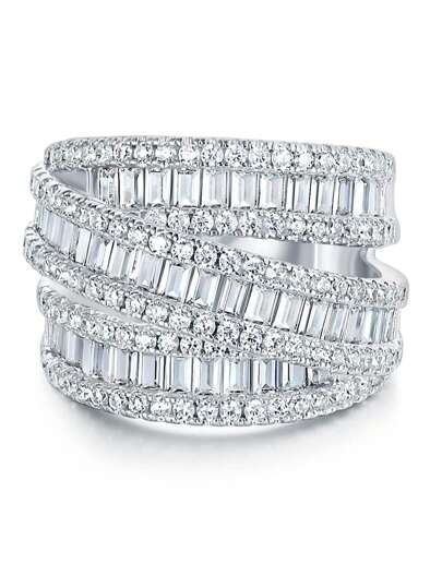 1入組時尚簡約風大氣方晶鋯石戒指,適用於全部場合