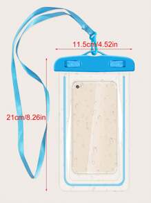 Siêu Không thấm nước Trong suốt Điện thoại di động Cái túi , Dưới nước Hình chụp Cái túi Điện thoại di động Không thấm nước Cái túi , Bơi lội Điện thoại di động phổ cập Màn hình cảm ứng Lặn với ống thở Không thấm nước Che phủ - Màu xanh lam - Xem 7