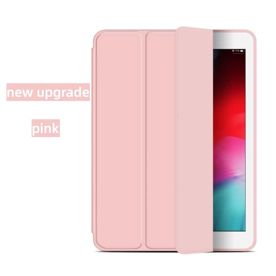 Baby Pink 1pc New Thin Full Cover Silicone Protective Case Compatible With Ipad