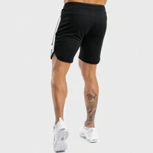 Short De Transpirable Gym Shorts Hombre De Secado Rápido - Negro - Ver 6