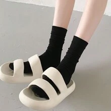 7雙適合日常使用的黑色產後襪 - 黑色 - 查看 1