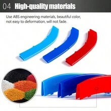 1set/3pcs Abs Car Front Grille Decoration Clip For Bmw 5 Series G30 2018-2020 M-color Kidney Grille - Multicolor - View 8