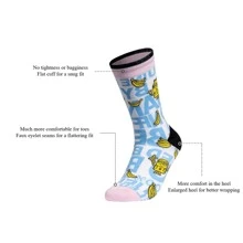 Miniso 3 Pairs Disney Classic Series Limited Edition Socks, Unisex Couples - Baby Blue - View 4